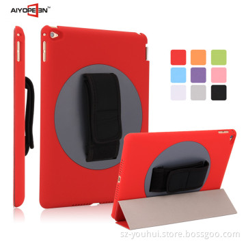 360 degree Hand Rotation Rubber Hard handheld Case For Apple Air2